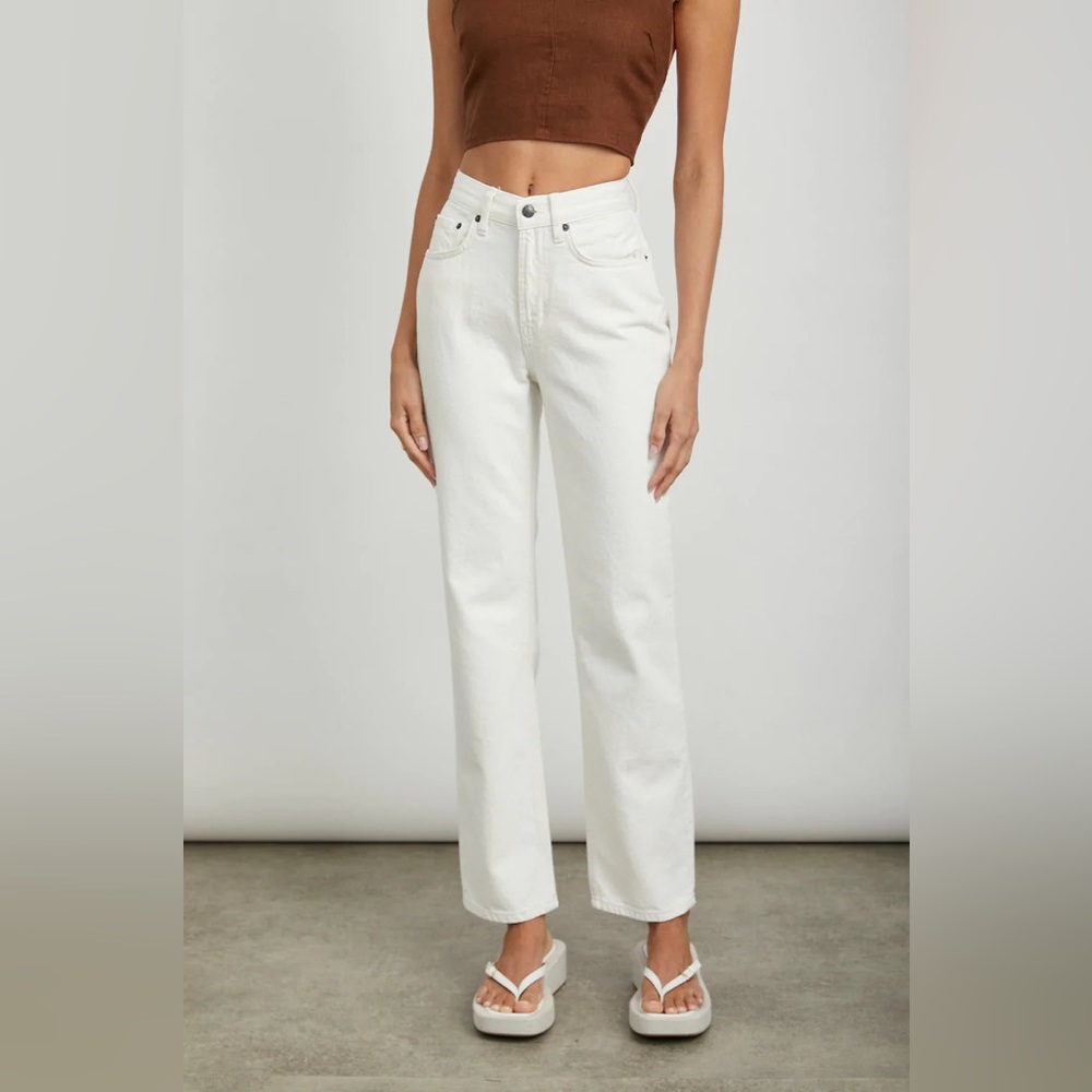 Rails White Straight Leg Jeans